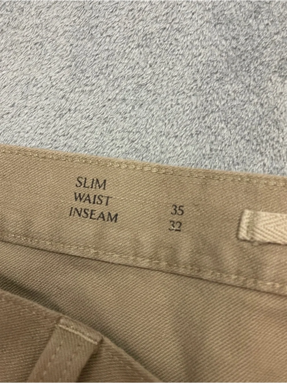 Banana Republic Traveler Linen Blend Pants Men 35x32 Tan